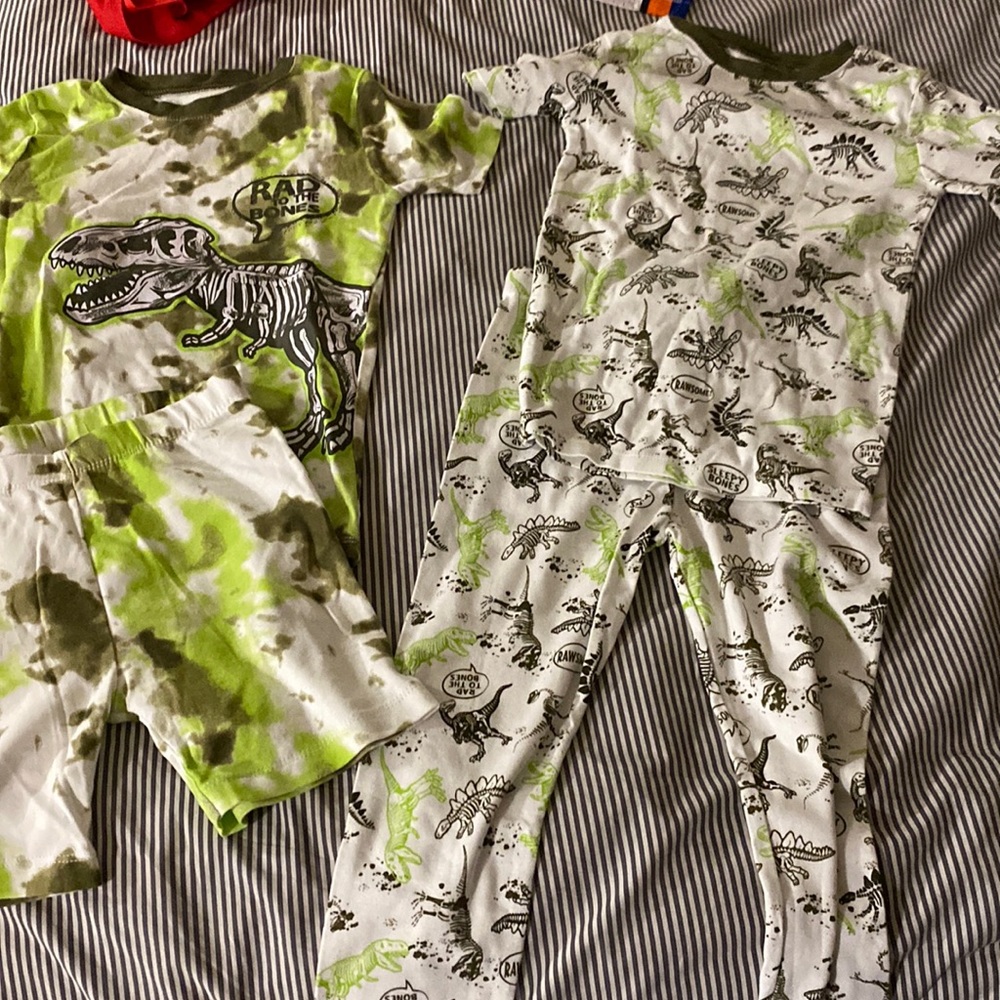 Dinosaur Pajamas 4 piece SET
